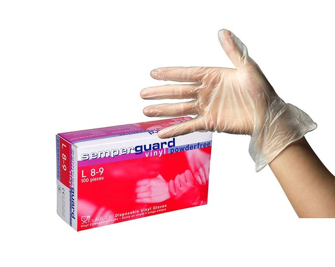 Hovedbilde Vinylhansker pudderfri 100 stk
