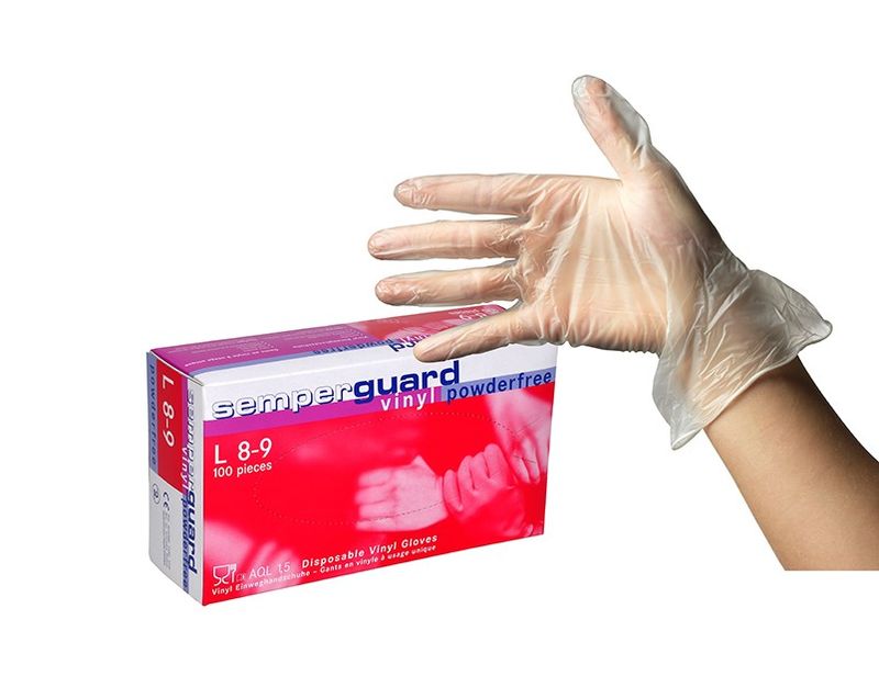 Vinylhansker pudderfri 100 stk