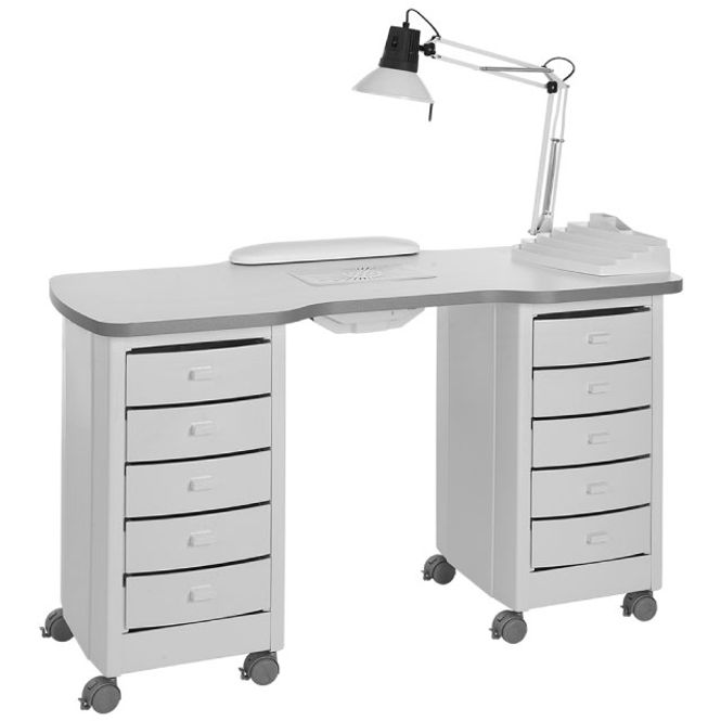 Hovedbilde AGV GV Beauty Omar2 manicyrebord hvit