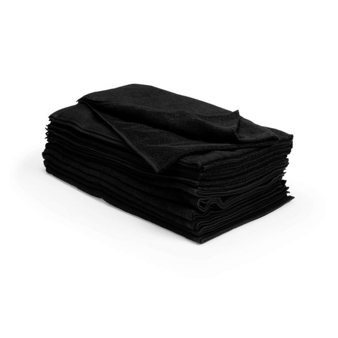 Hovedbilde Håndkle Bravehead Bleachsafe sort 50x85 cm